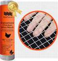 MaPorch Hardware Cloth - 15.7 x 39.3 in, Silver, Garden - Rust-Resistant Galvanized Wire Mesh & Welded Wire Fencing for Poultry Netting, Rabbit Fence & Garden Trellis Support