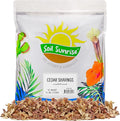 Soil Sunrise Natural Cedar Shavings Mulch/Bedding (12 Quarts) Garden Mulch and Small Animal Pet Bedding