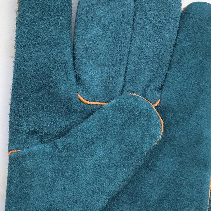 Animal Handling Gloves 24-inch Scratches Proof, Multipurpose Pet Gloves，Grabbing Reptile Bite Resistant XL Size, Green