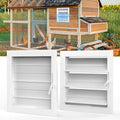 2 Pack Air Vent Louver for Chicken Coop, 12" x 12" Adjustable Chicken Coop Window with Screen Mesh, Metal Louvered Exhaust Grille for Ventilation of Poultry Habitat, Shed, Attic