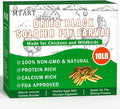 10LB Dried Black Soldier Fly Larvae Treat for Chicken, 100% Natural Non-GMO More Calcium Than Dried Mealworms High Protein Chicken Feed for Birds, Ducks, Layer Hens