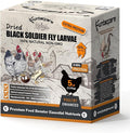 5LB Premium Dried Black Soldier Fly Larvae - Non-GMO BSFL Insect Chicken Feed with 50%+ Protein, Superior to Meal Worms for Wild Birds & Chicken Treats for Laying Hens, Grubs with More Calcium