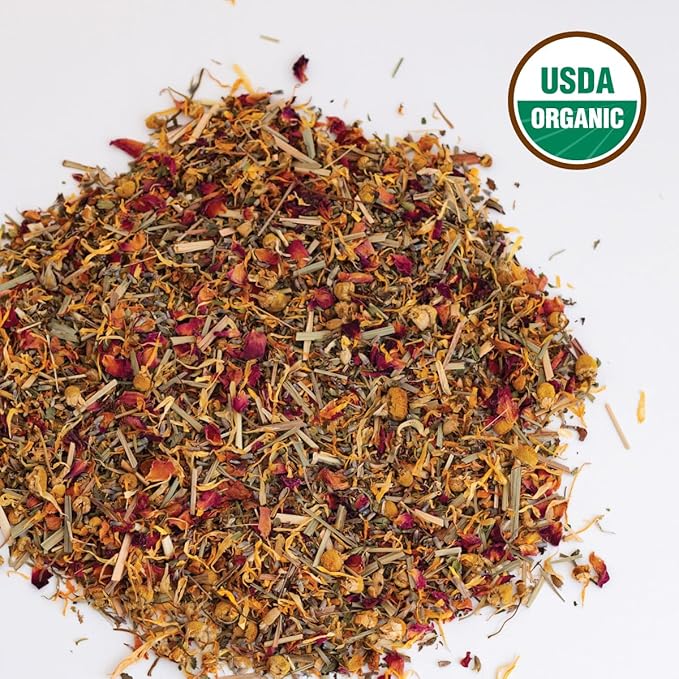 Sassafras & Pumpernickel's Certified USDA Organic Chicken Nesting Herbs (10 oz, Resealable Bag) Aromatic Herbs for Coops and Nest Boxes, nesting herbs for chicken coop, coop refresher for chickens