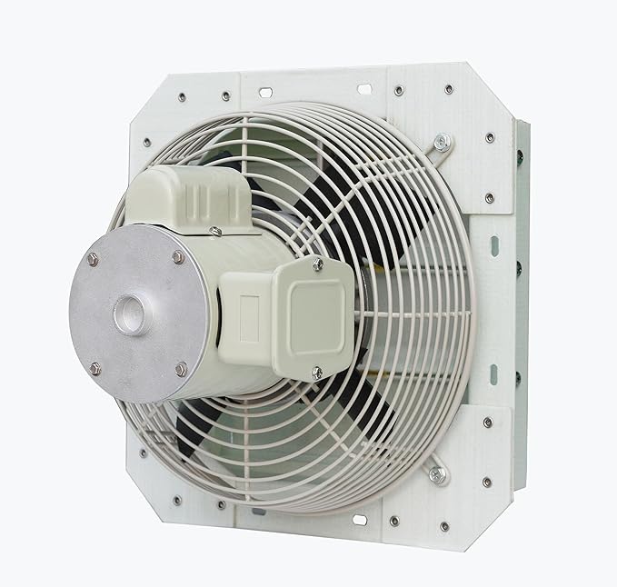 iLIVING 10-Inch Corrosion Resistance Shutter Exhaust Fan, Single Speed