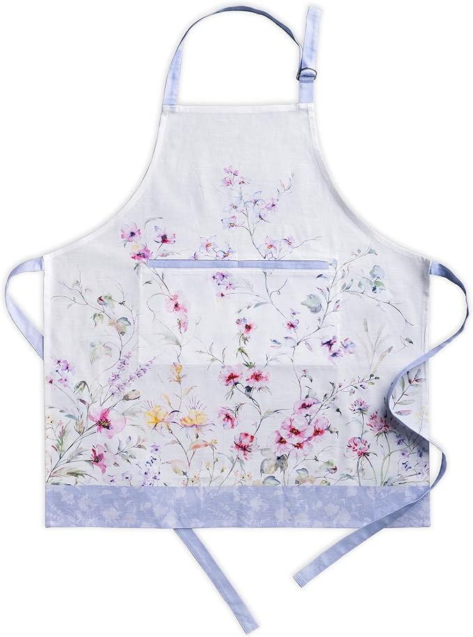 Maison d' Hermine 100% Cotton Apron for women with Pocket Kitchen Chef Apron for Men Cooking Easter Decorations