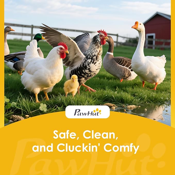 PawHut Chicken Perch for Coop, Chicken Roosting Bars with 2 Adjustable Swings, Coop Accessories for Farm, Backyard, Silver