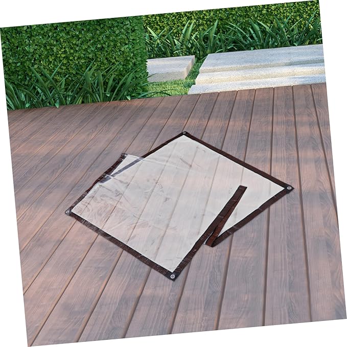 1m Camping Shed Chicken and Rabbit Cage Tarpaulin Cover Sheet Grommets for Outdoor Use