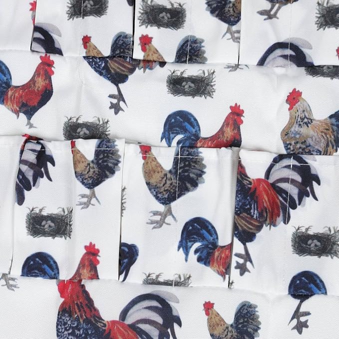 Eggs Collecting Apron for Chicken Hens Duck Goose, Adult Style L with 12 Pockets, Hands Free Egg Gathering Apron for Farm Kitchen Use, Strong Cloth Material for Safe Egg Storage (Type 4)