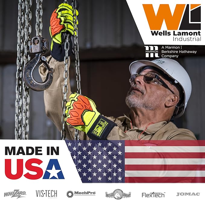 Wells Lamont Whizard LN10 Cut Resistant Gloves (1356) – ANSI Cut Level A7 – Food Safe Gloves