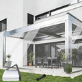 3x3 FT Clear Tarps Heavy Duty Waterproof,Plastic Vinyl Tarp with Grommets Greenhouse Plastic Sheeting, for Patio Transparent Greenhouse Chicken Coop Covers for Winter