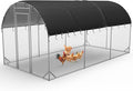 COSHNIBI Chicken Coop Cover, Equipped with Adjustable Elastic Rope, Suitable for Three-Unit Large Metal Chicken Houses, Waterproof and Sunproof Chicken House Sunshade Cloth, Only Cover