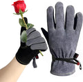 Leather Gardening Gloves for Men, Work Gloves for Welding, Construction, Chainsaw, Farm, Ranch, Yard Work gloves