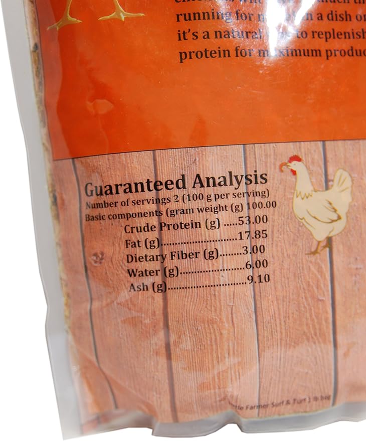 Surf & Turf | Dried River Shrimp & Mealworm Chicken Treat Premium Poultry Mix | 3 lb