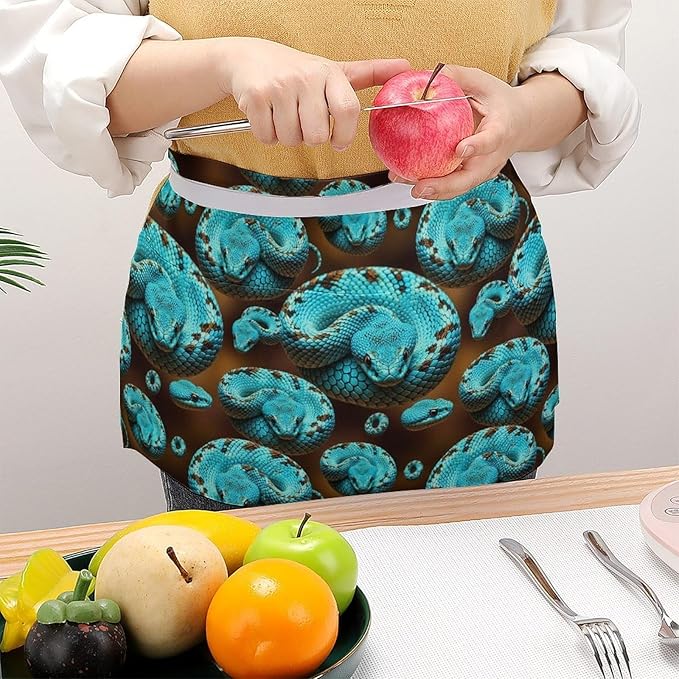 Server Waitress Waist Apron Cooking Kitchen Restaurant Aprons for Women Men