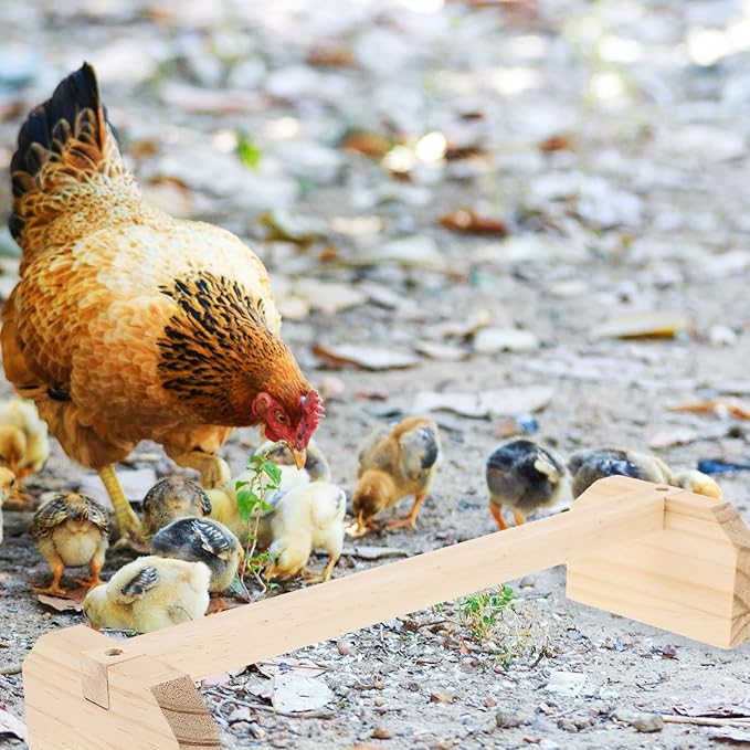 Popetpop Chicken Perch - Wooden Roosting Bar for Coop and Brooder Bird Perch for Large Bird Baby Chicks Pollos Gallinas Polluelos Parrots Wooden Parrot Stand Versatile Plaything Birds