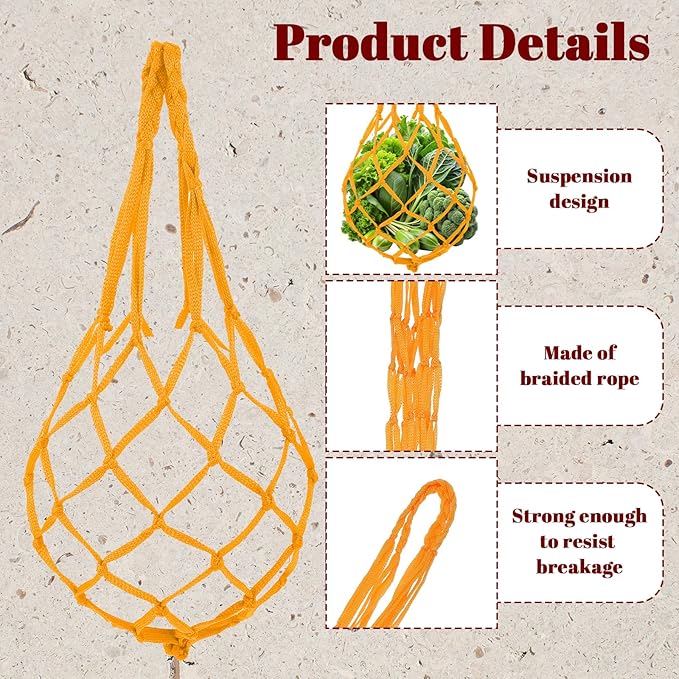 4Pcs Hanging Chicken Net Feeder, Chicken Treat Dispenser, Chicken-Treat Nets for Poultry, Hens, Duck (Green, Yellow, Red, Blue)