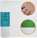 Pet & Garden Safeguard - 15.7IN x 16.4FT Roll - White Plastic Netting, Multi-Use Decorative Fencing for Poultry, Dogs, Rabbits,Chicken and Snake Barrier