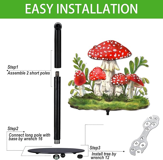 Mushroom Paper Towel Holder, Mushroom Decor for Countertop Cute Farmhouse Home Table, Housewarming Birthday Gifts for Farm