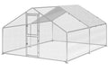 DWVO Large Metal Chicken Coop for 10-20 Chickens, 13.1 x 9.8 x 6.4 ft Walk-in Poultry Cage Chicken Run for Yard Outdoor with Waterproof and Anti-UV Cover Duck House Chicken Pen