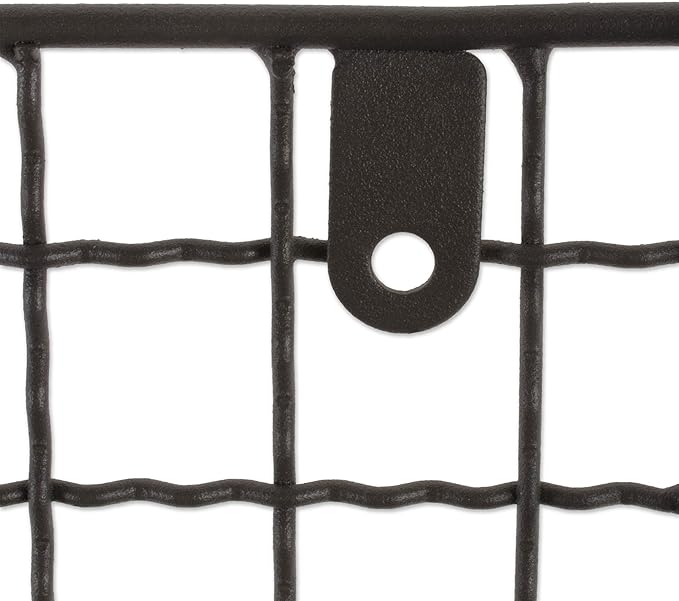DII Rustic Farmhouse Bathroom Décor, Metal Storage, Toilet Paper Holder, Gray