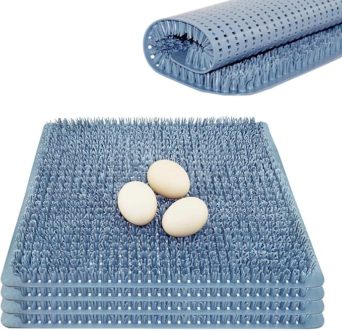 4PCS Washable Chicken Nesting Pads for Laying Eggs, Silicone Nesting Pads for Chicken Coop, Chicken Nesting Box Pads, Chicken Coop Accessories