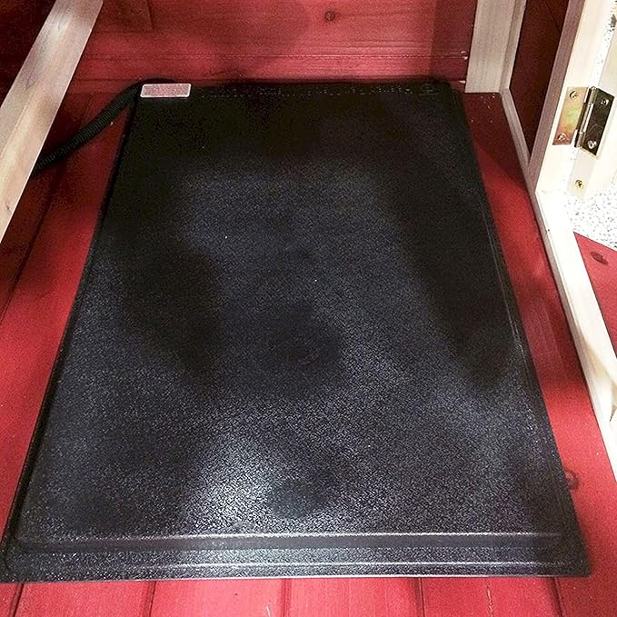 Farm Innovators HM-60P 19 x 13 Inch 60 Watt Heated Chicken Mat for Coops, Pens, and Nesting Areas