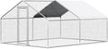 Chicken Coop Large Metal House Chickens Pen Outdoor for More Than Chickens Poultry Cage with Waterproof Cover for Rabbits Duck Walk-in Chicken Runs for Yard with Cover Outdoor