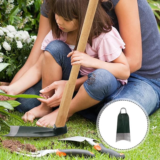 Stainless Steel Gardening Hoe Head for Weeding and Digging, Portable Outdoor Trenching Tool, Sturdy Farm and Garden Hand Tool for Soil Cultivation and Planting