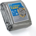GUARD SHIELD Heavy Duty Tarp 20x40 Feet Silver/Black Multi Purpose Thick Waterproof Poly Tarp Cover 10mil