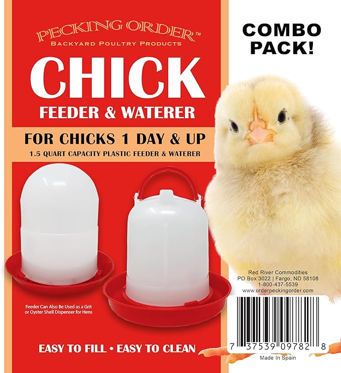 Chick Feeder & Waterer Combo Pack