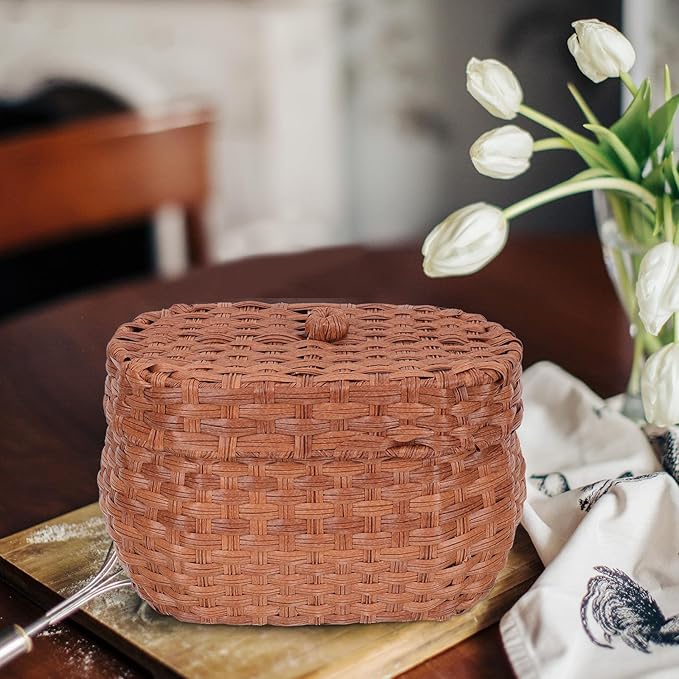 Kichvoe Farmhouse Egg Basket for Fresh Eggs Countertop Storage Basket for Kitchen and Dining