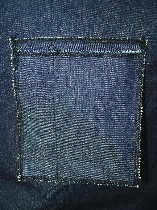 MAGID 28" x 36” Blue Denim Bib-Style Apron with Pockets & Ties, 2 Pairs, 2940