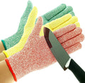Cut Resistant Gloves – Level 5 Anti-Cut Protection, Durable, Breathable, Machine Washable Safety Gloves (Pack of 3)