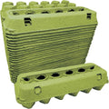Cackle Hatchery Vented Paper Pulp Egg Cartons - Green (24 Pack)