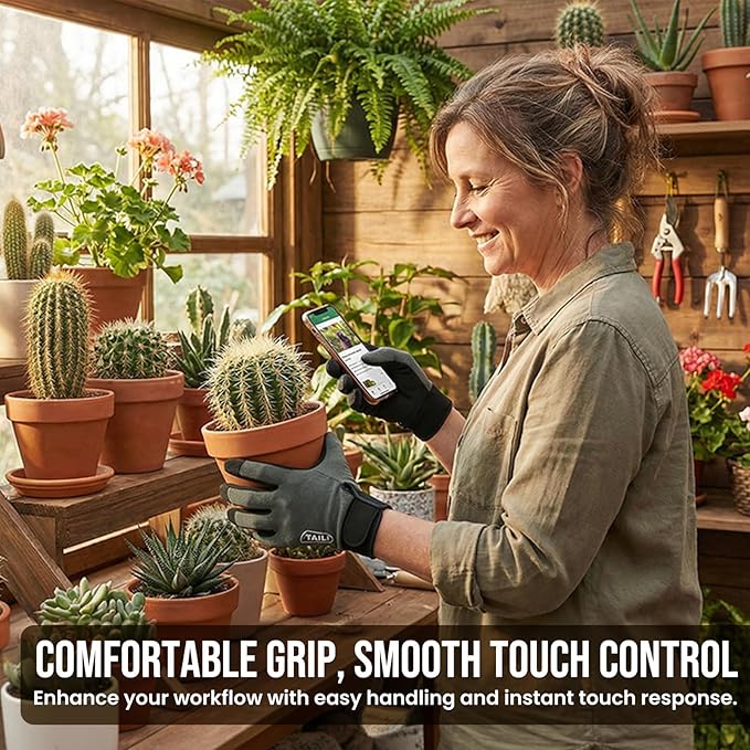 TAILI Level 2 Needlestick, Level 5 Puncture Resistant Work Gloves, Breathable and Touchscreen