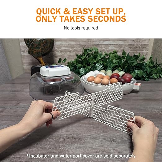 Incubator Warehouse Hatch Divider for Nurture Right 360 Egg Incubator - Egg Incubator Divider with Mesh Design - Easy Install Egg Divider - Nurture Right 360 Divider for Chicken Quail Goose Duck Eggs
