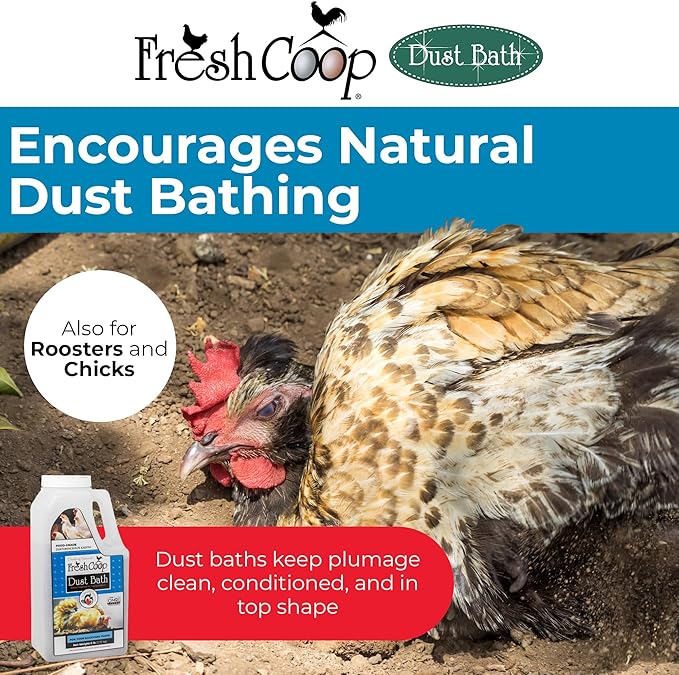 Progressive Planet Fresh Coop 7lb Odor Control + 6lb Dust Bath Bundle - Natural Coop Care for a Fresher Flock - Ammonia Neutralizer & Feather Conditioning Dust Bath - OMRI Listed, Safe for Poultry