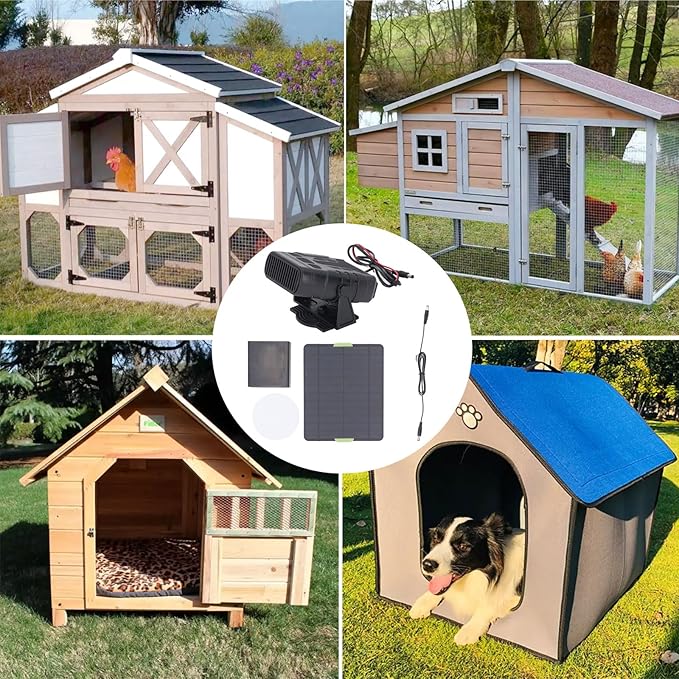 Portable Solar Heating Fast Heater Overheating for Winter Panel Heater Warming Use Chicken House