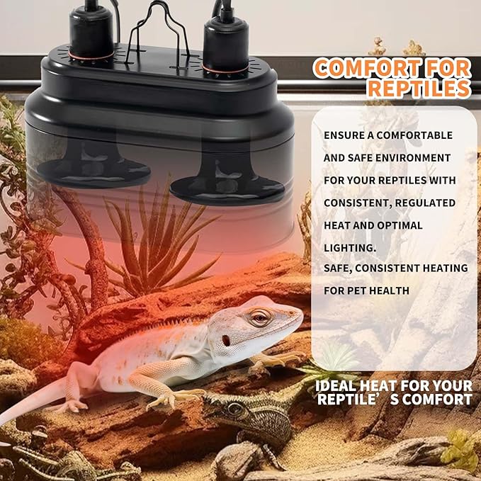 150W Reptile Heat Lamp(2 Packs)-Ceramic Heat Emitter for Reptiles Amphibian Pet Brooders Chicken Incubation, and Terrariums Turtle Lizard Bearded Dragon Snake E26