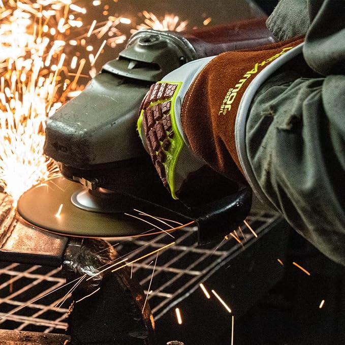 HexArmor High-Heat Resistance HeatArmor Gloves| Impact Protection | A9 Level Cut-Resistant | Welding Work Glove