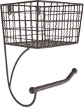 DII Rustic Farmhouse Bathroom Décor, Metal Storage, Toilet Paper Holder, Rustic