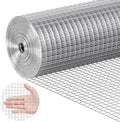 VEVOR Hardware Cloth, 1/2 inch 24in x 25 ft 19 Gauge, Hot Dipped Galvanized Wire Mesh Roll, Chicken Wire Fencing, Wire Mesh for Rabbit Cages, Garden, Small Rodents