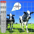 Cattle Fence 5ft x 100ft Heavy Zinc Coating Farm Fence,Galvanized Field Wire Fencing Deer Fence,Goat Fence,Hog Wire Fencing for Yard Livestock & Animals Protection