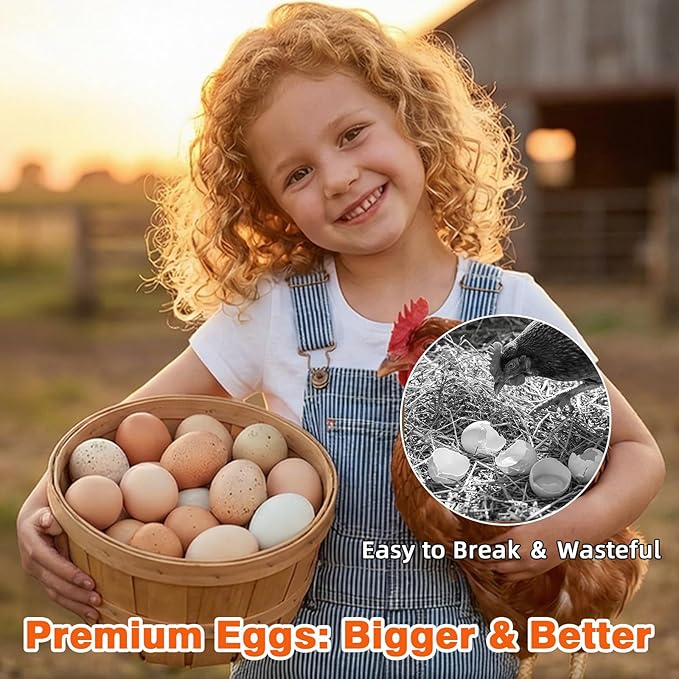 2Pack Chicken Grit Feeder, Wooden Oyster Shell with Magnetic Lid and Drain Holes, Hanging Gravity Chicken Grit Feeder, Coop Accessories for Hens and Chicks