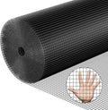 Hardware Cloth 1/2 inch 36 x 50 ft Heavy Duty Black Chicken Wire Fencing 19 Gauge Vinyl Coated Welded Wire Mesh Roll PVC Hardware Cloth Chicken Wire Fencing Garden Fence Tree Guard