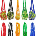Chicken Vegetable Fruit Hanging Feeder, 5Pcs Reusable Chicken Vegetable String Bag, Chicken Coop Toys, Poultry Feeding Tool for Hens,Duck,Goose