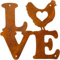 Rustic Chicken Coop Decor - Wall Hanging Art - Chicken Coop Signs - Farmhouse Style - Outdoor Wall Decor - Kitchen Decor