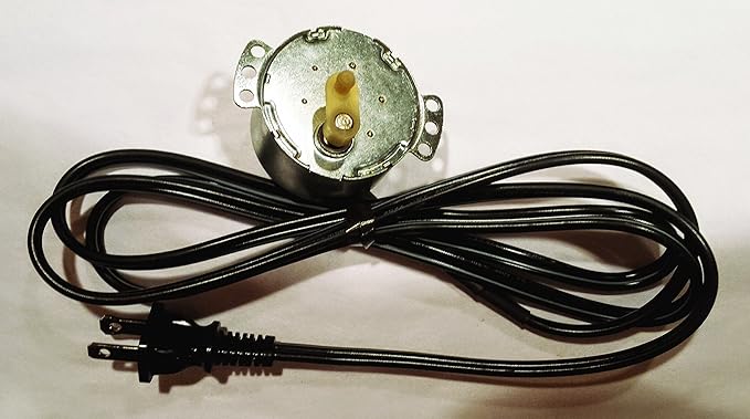 A&I Brooders and Incubators Egg Tray Turning Motor 110Volt AC 1/240 RPM with 2 Prong Plug for Incubator New!
