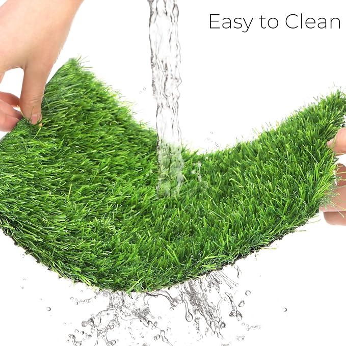 8 Pack Chicken Nesting Pads with Vegetable String Bag, 12"x12"x1.2" Washable Hen Coop Synthetic Turf Mat, Artificial Nest Box Bedding Grass Rug Carpet for Laying Eggs, Garden Lawn