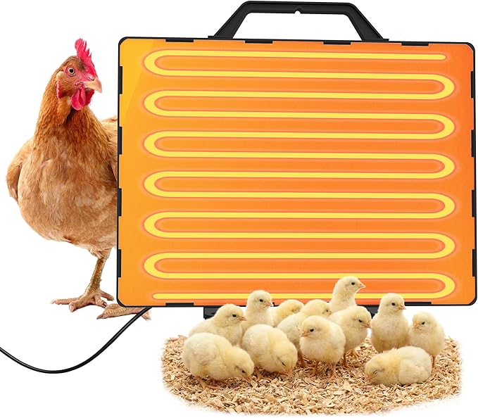 Chicken Coop Heater for Winter, Safe 140W Radiant Heat Panel with ETL Certification, Quiet & Light-Free Design, Ideal for Chicken Coops, Small Pets, and Under Desk Use